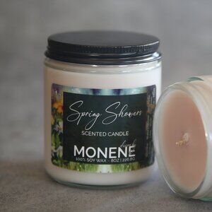 Spring Showers Scented 8oz Soy Wax Candle